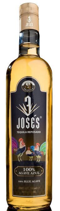 3 Josés Tequila Reposado 100% Agave Azul, 70 Cl - Alc. 40% Vol.