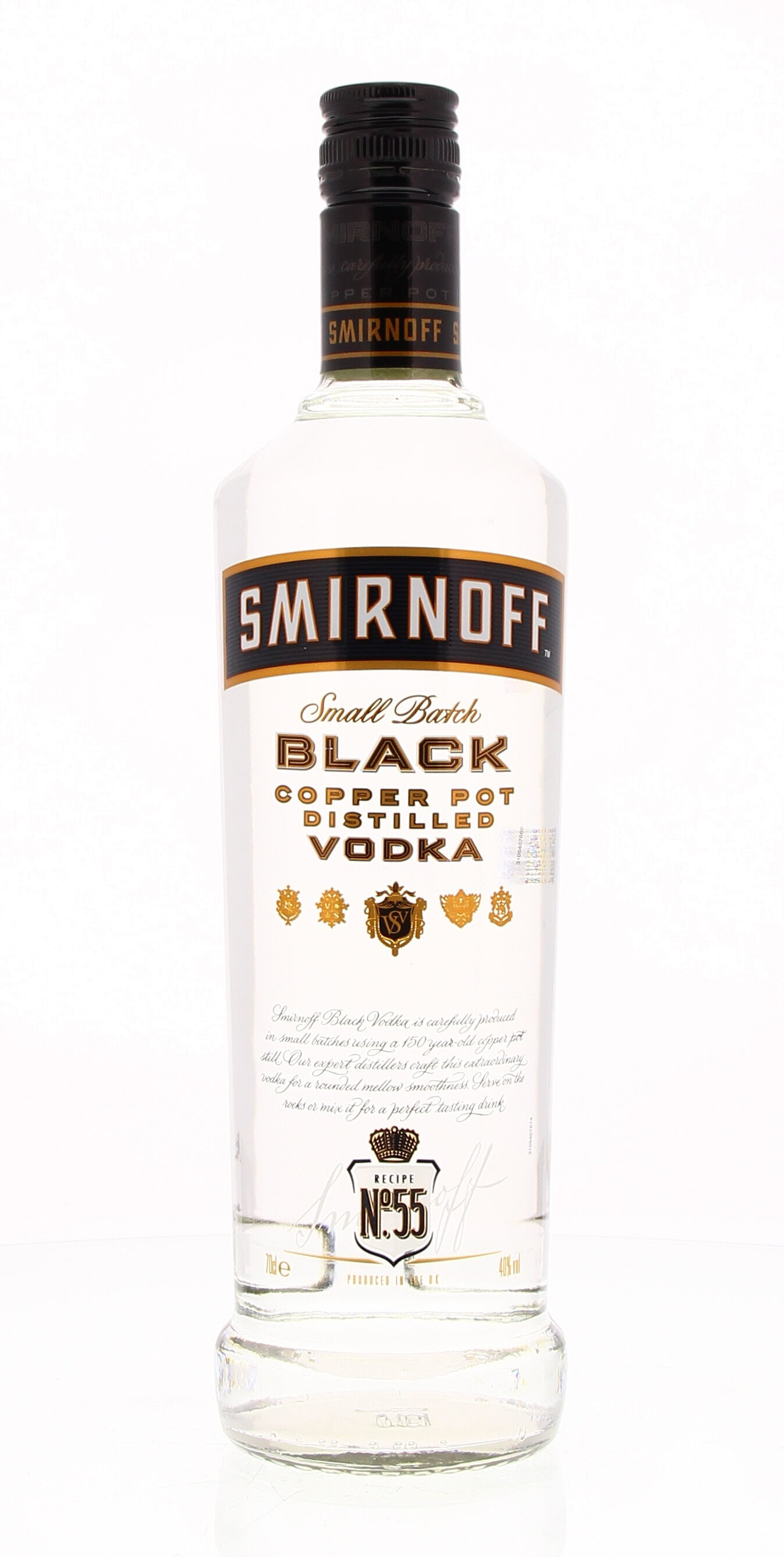 Smirnoff Black, 70 Cl - Alc. 40% Vol. - Image 1