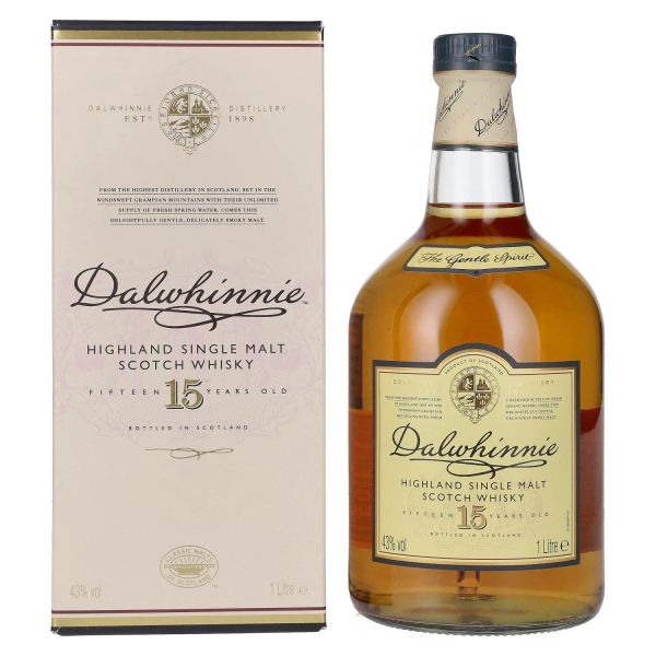 Dalwhinnie 15 Years Old + GB, 100 Cl - Alc. 43% Vol.