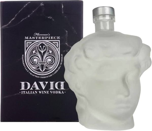 David Premium Luxury Vodka + GB, 70 Cl - Alc. 40% Vol.