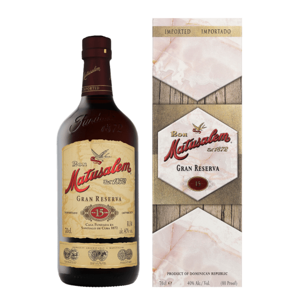 Matusalem 15 Years Old Gran Reserva Solera + GB, 70 Cl - Alc. 40% Vol.