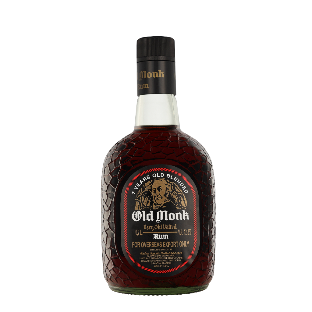 Old Monk Rum 7 Years Old, 70 Cl - Alc. 42.8% Vol. - Image 1