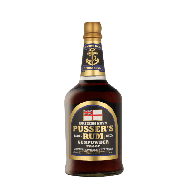 Pusser's Navy Rum Gunpowder Proof, 70 Cl - Alc. 54.5% Vol.