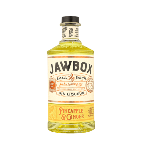 Jawbox Gin Liqueur - Pineapple & Ginger, 70 Cl - Alc. 20% Vol.