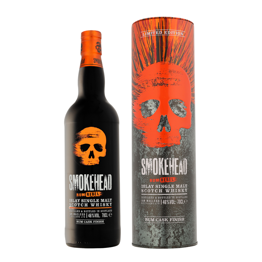 Smokehead Rum Rebel + GB, 70 Cl - Alc. 46% Vol. - Image 1