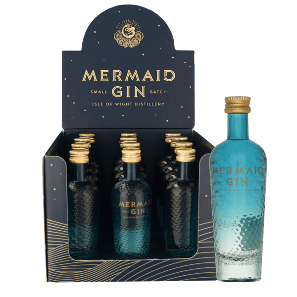 Mermaid Gin Mini (12x5Cl Bottles), 5 Cl - Alc. 42% Vol.
