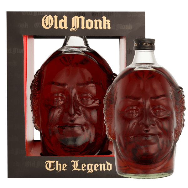 Old Monk The Legend Rum + GB, 100 Cl - Alc. 42.8% Vol.