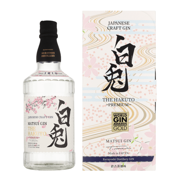 Matsui The Hakuto Premium Gin + GB, 70 Cl - Alc. 47% Vol.