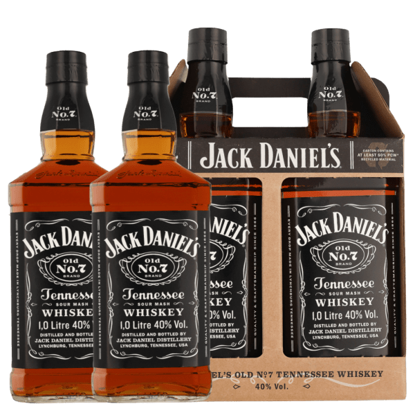Jack Daniel's Twin Pack (2x1L), 200 Cl - Alc. 40% Vol.
