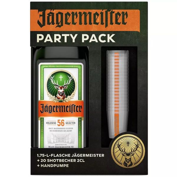 Jagermeister Party Pack, 175 Cl - Alc. 35% Vol.